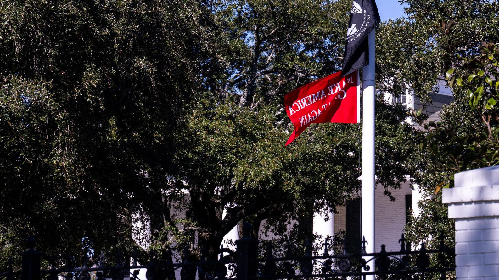 Will Sutton: Governor had no right to put MAGA flag over people's mansion